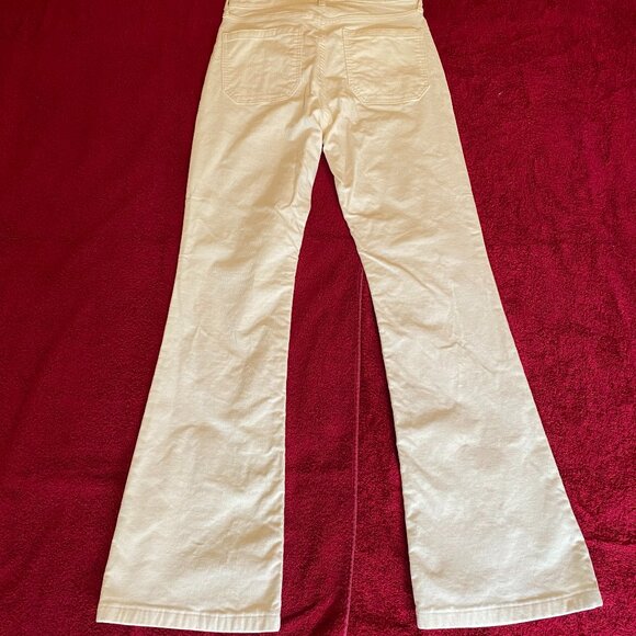 70's (vintage-look) high rise flare corduroy pants - Picture 2 of 13